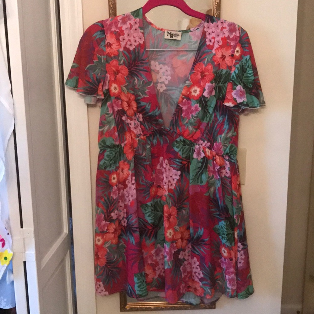 Show me your mumu Austin dress in aloha blooms